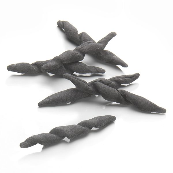 Stringoli with Squid Ink
