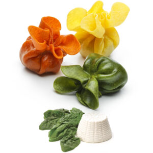Bon Bon Tricolore Ricotta und Spinat
