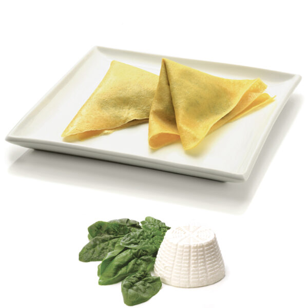 Crêpes with Ricotta Cheese & Spinach I.Q.F.