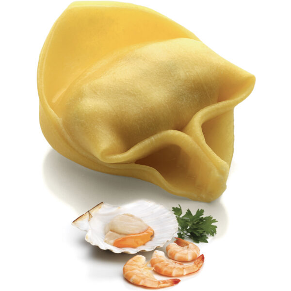 Tortelloni Giganti Cappesante e Gamberi